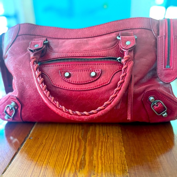 Balenciaga red classic bag - Picture 1 of 8